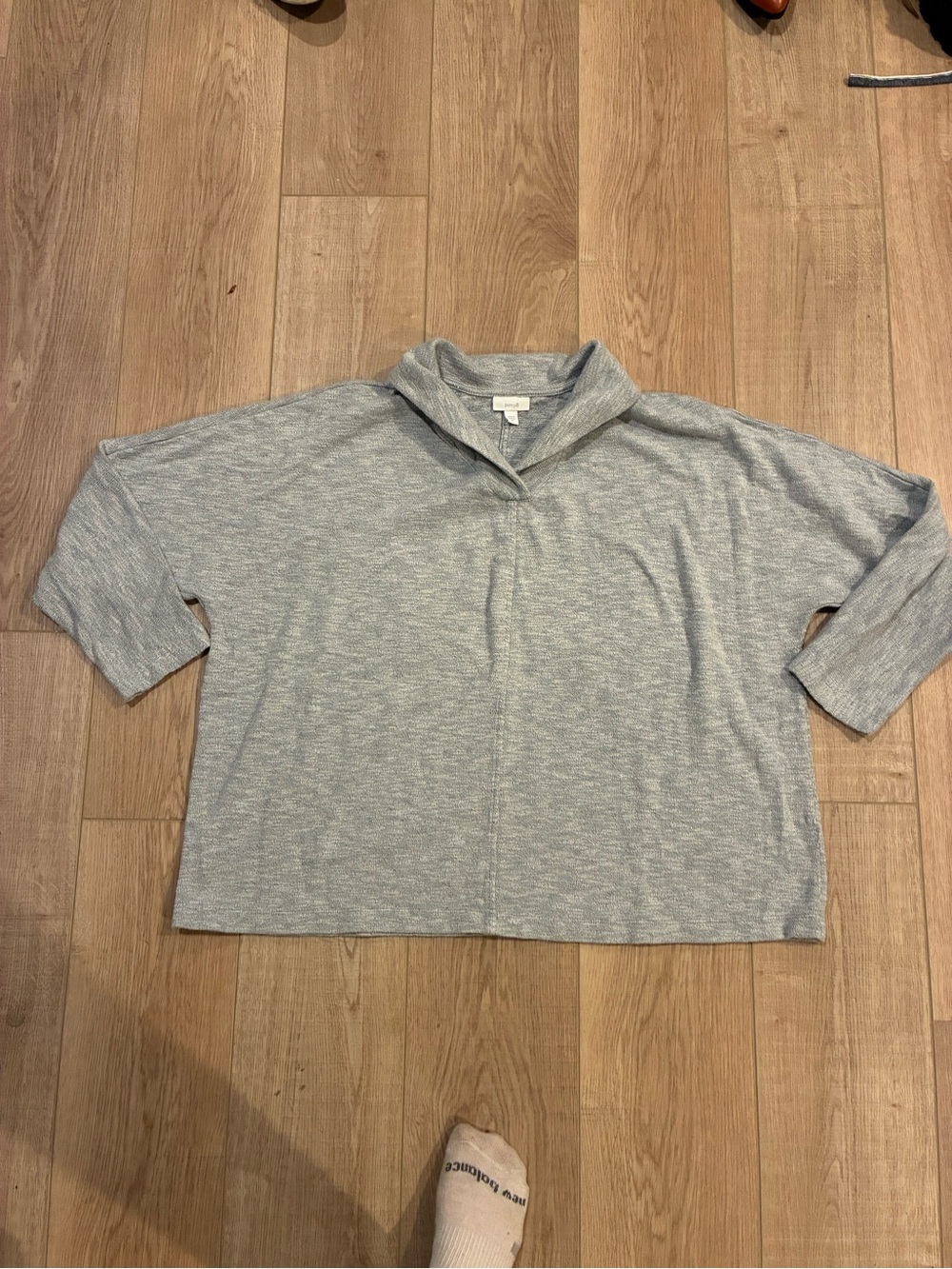 J Jill Pure Jill knit top in baby blue Heathered super soft roll neck size 3X
